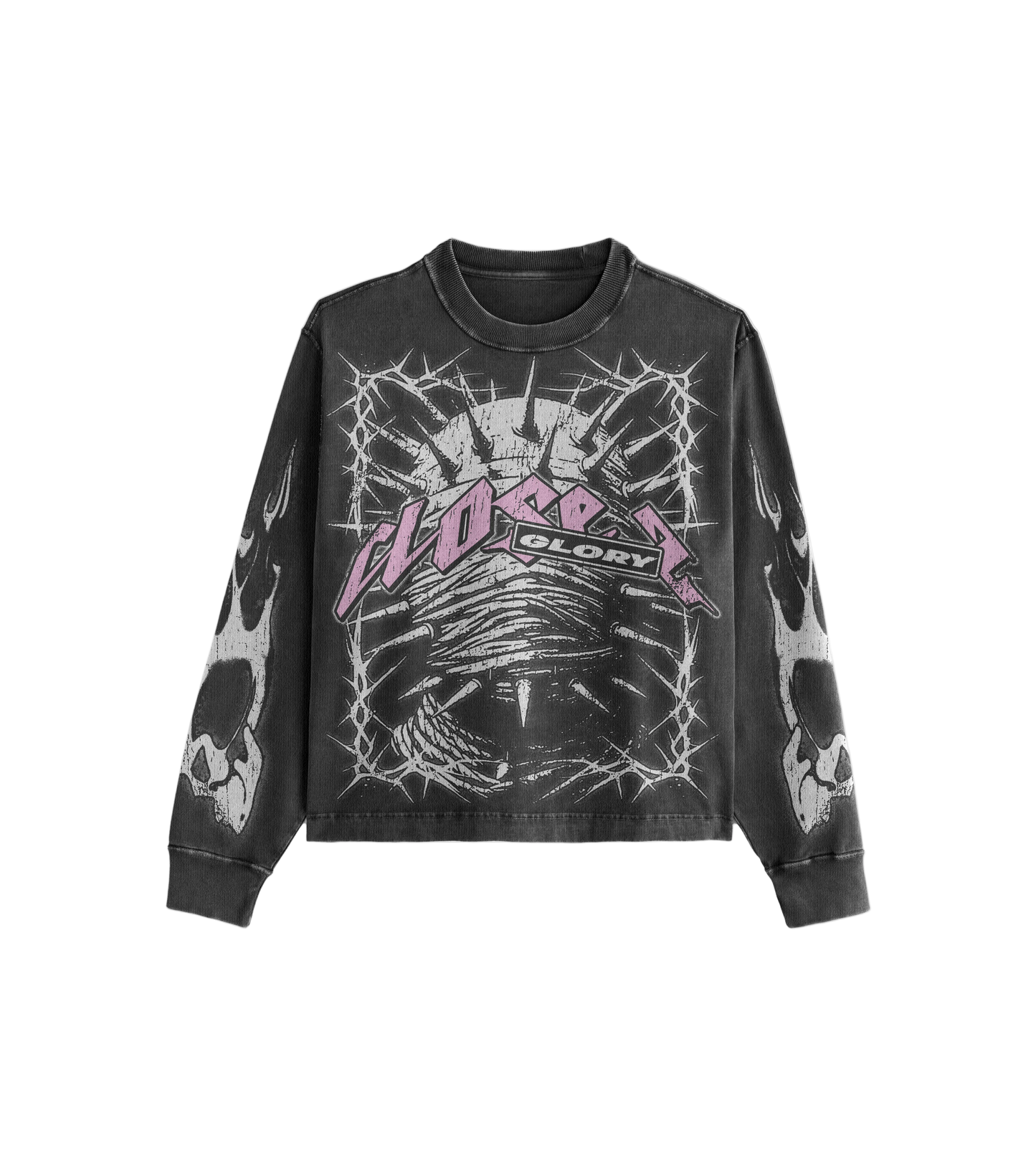 Thorns & Skulls Long Sleeve Tee