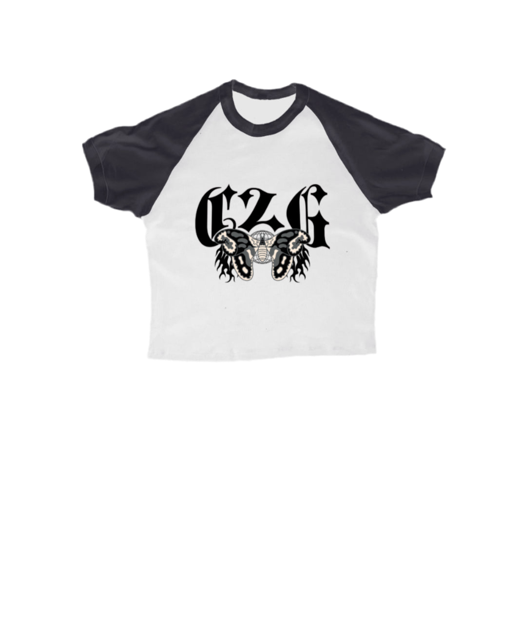 C2G Butterfly Crop T-Shirt