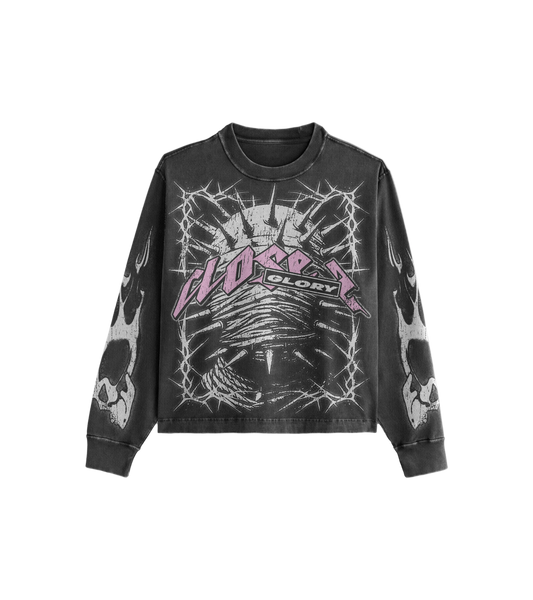 Thorns & Skulls Long Sleeve Tee